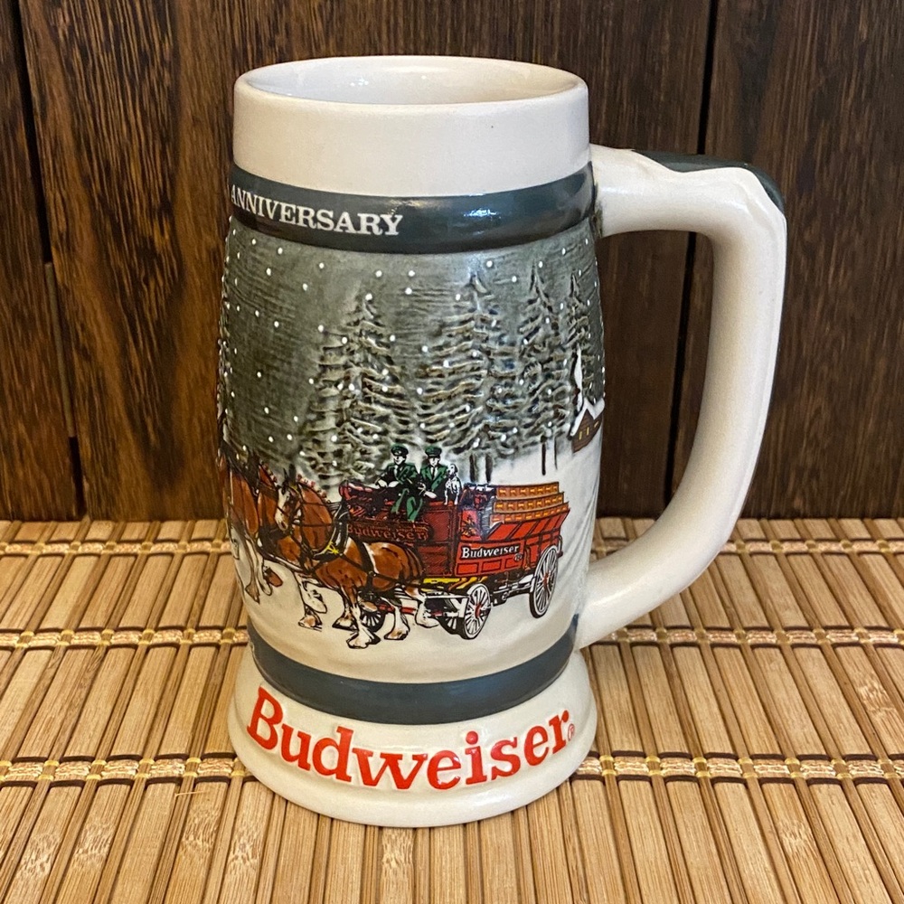 Budweiser 1982 “Budweiser Holiday” Stoneware Mug